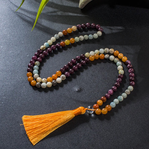 Orange Aventurine Mala Beads-ToShay.org