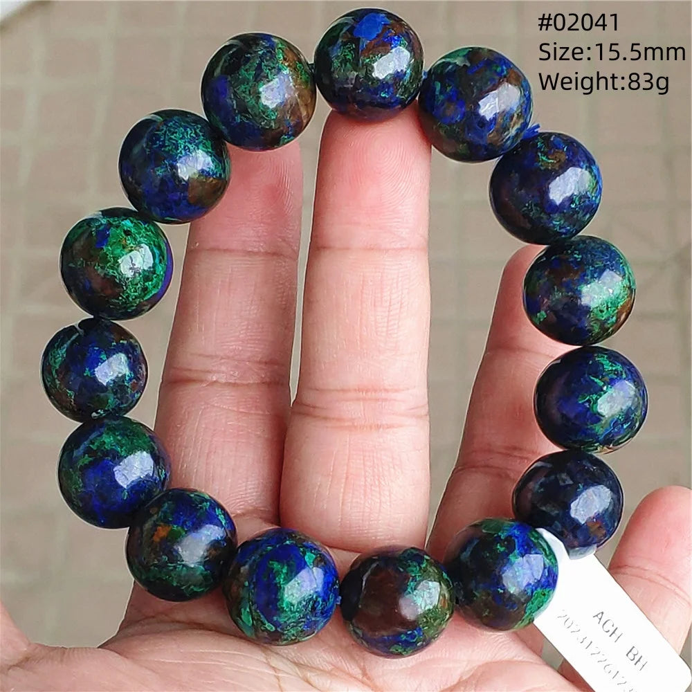 Blue Malachite Azurite Bracelet-ToShay.org