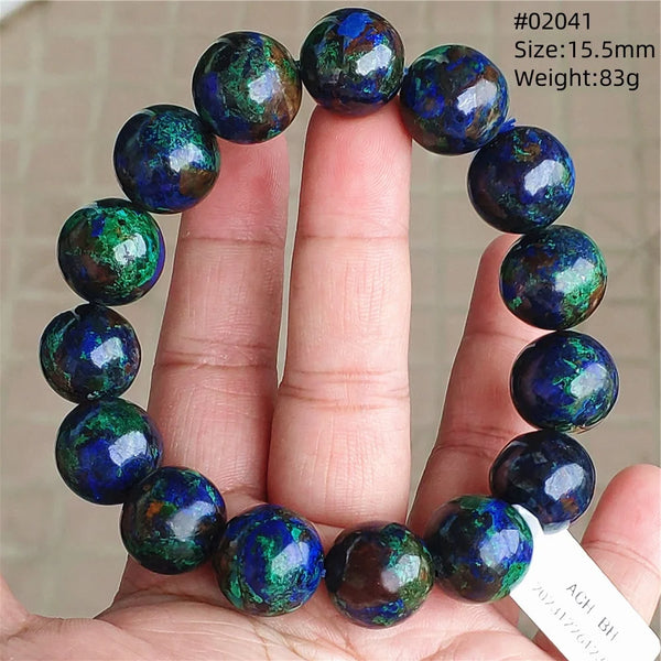Blue Malachite Azurite Bracelet-ToShay.org