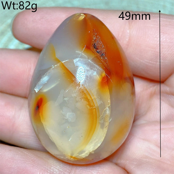 Orange Carnelian Egg-ToShay.org