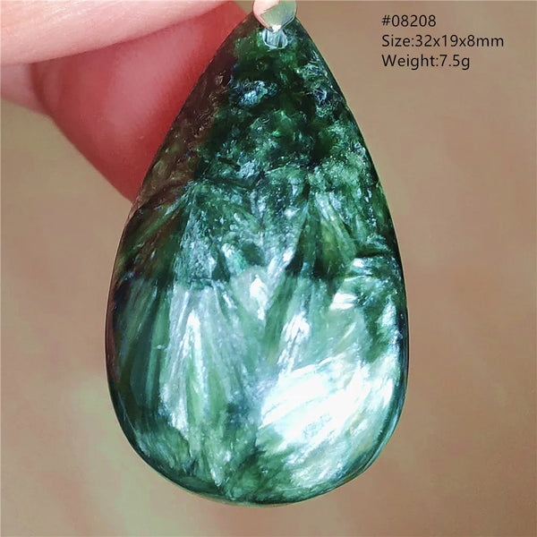 Green Seraphinite Pendant-ToShay.org