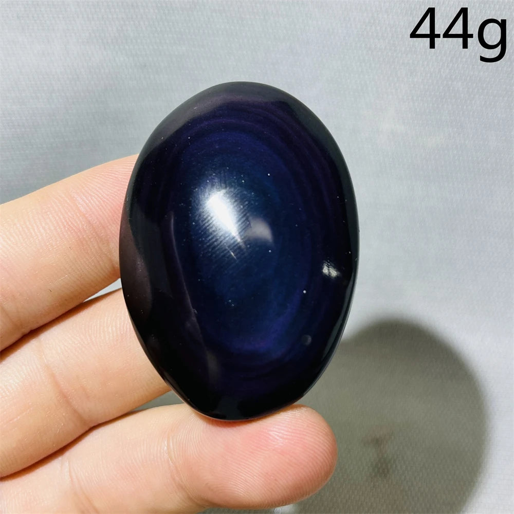 Rainbow Obsidian Palm Stone-ToShay.org