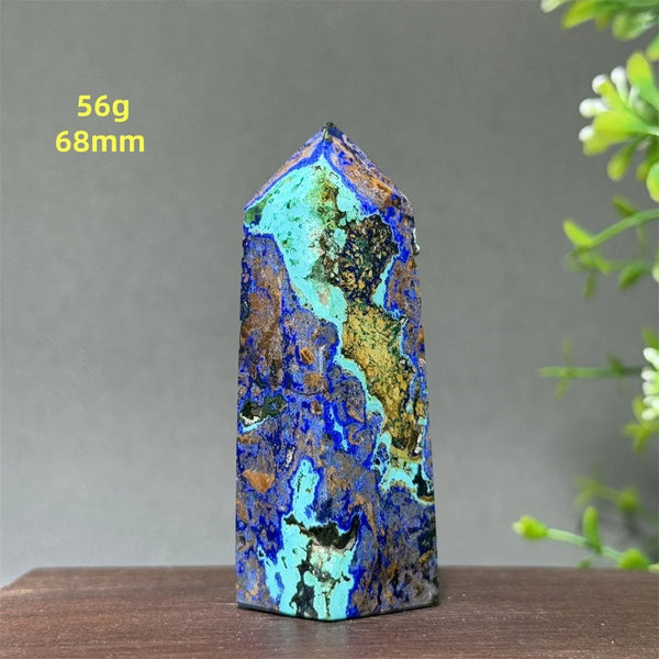 Blue Azurite Wand-ToShay.org