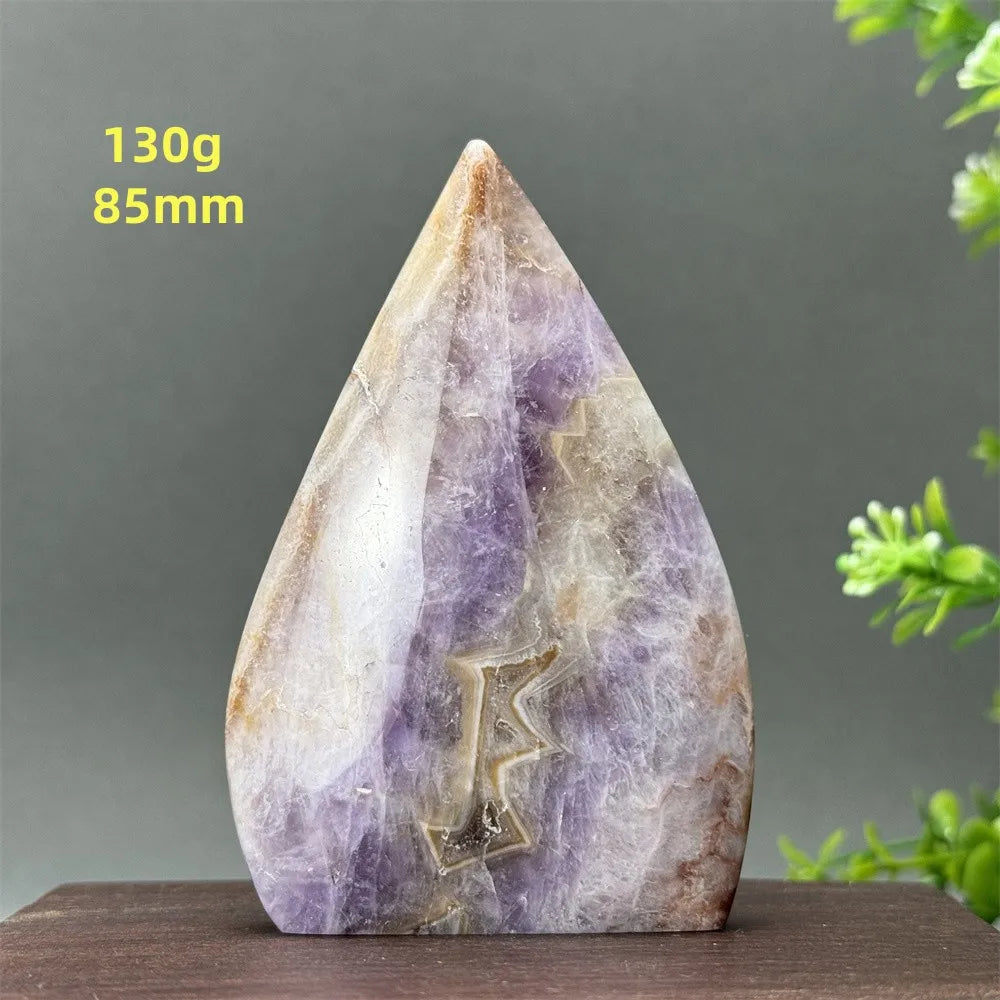 Purple Amethyst Agate Torch-ToShay.org