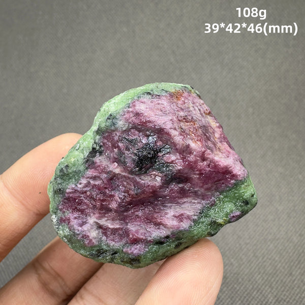 Red Green Ruby Epidote-ToShay.org