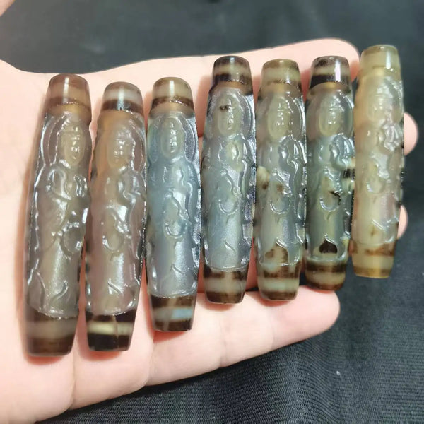 Mixed Agate Guanyin Pendant-ToShay.org