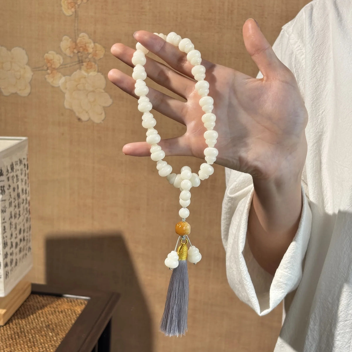 Mixed Bodhi Root Mala-ToShay.org
