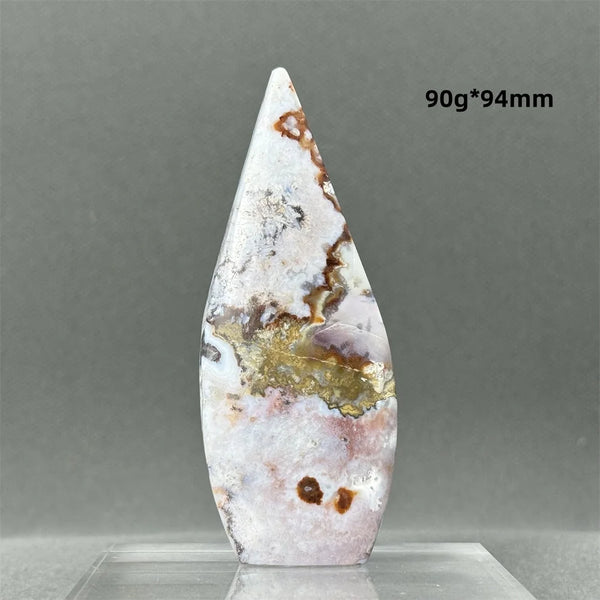 Red Lace Agate Torch-ToShay.org