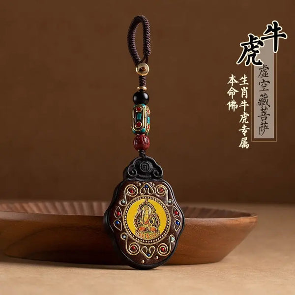 Black Ebony Saint Pendant-ToShay.org