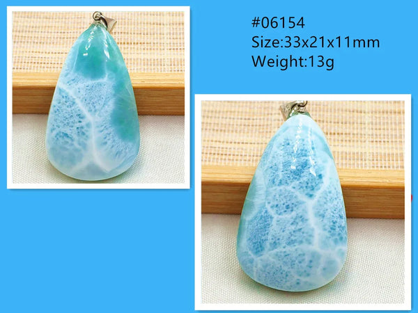 Blue Larimar Pendant-ToShay.org