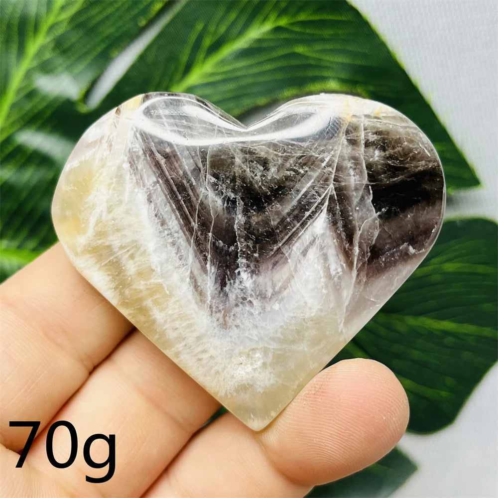 Purple Agate Amethyst Heart-ToShay.org