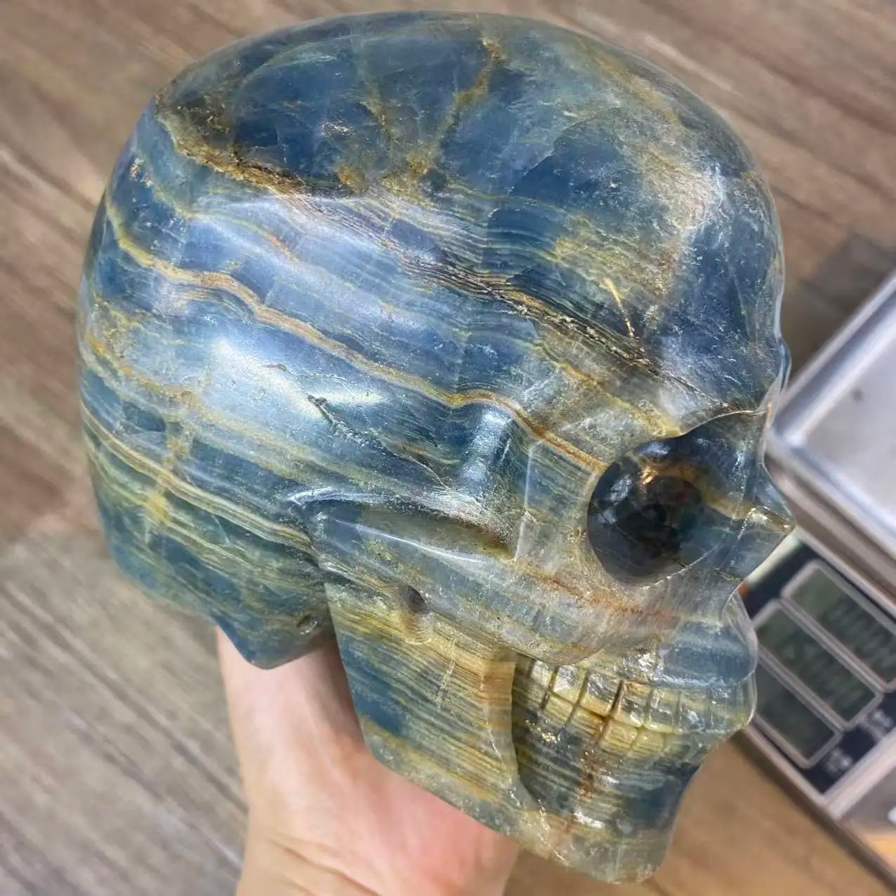 Blue Lux Crystal Skull-ToShay.org