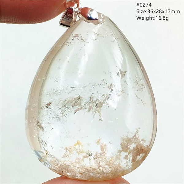Green Phantom Quartz Pendant-ToShay.org