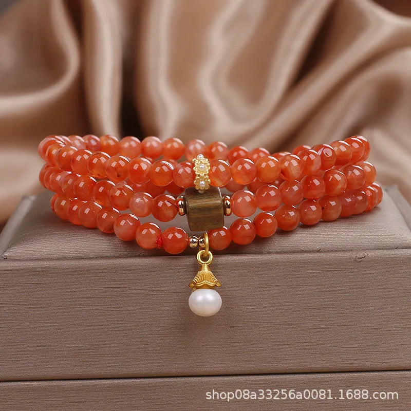 Red Ice Agate Bracelet-ToShay.org