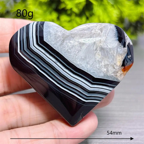 Black Agate Heart-ToShay.org