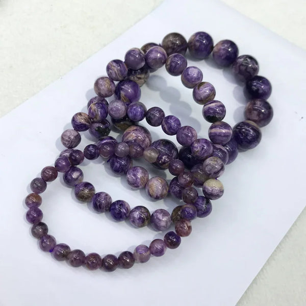 Purple Charoite Bracelet-ToShay.org