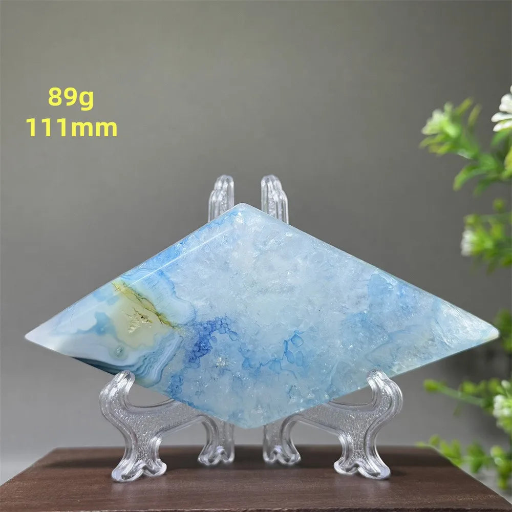 Blue Agate Lace Diamond-ToShay.org