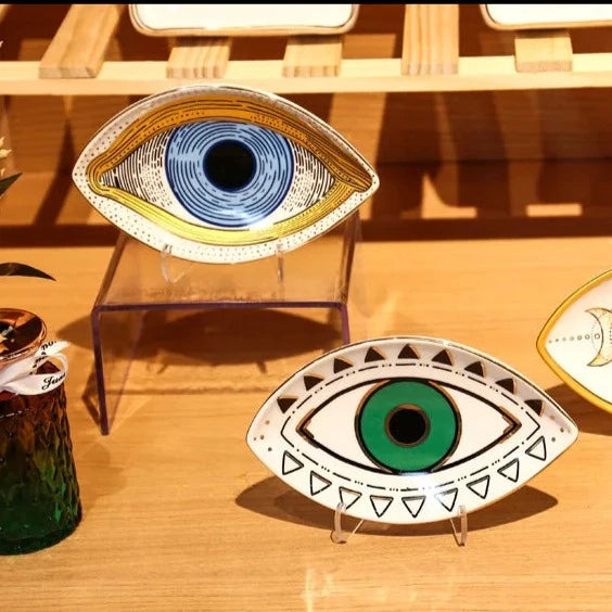 Evil Eye Ceramic Plate-ToShay.org