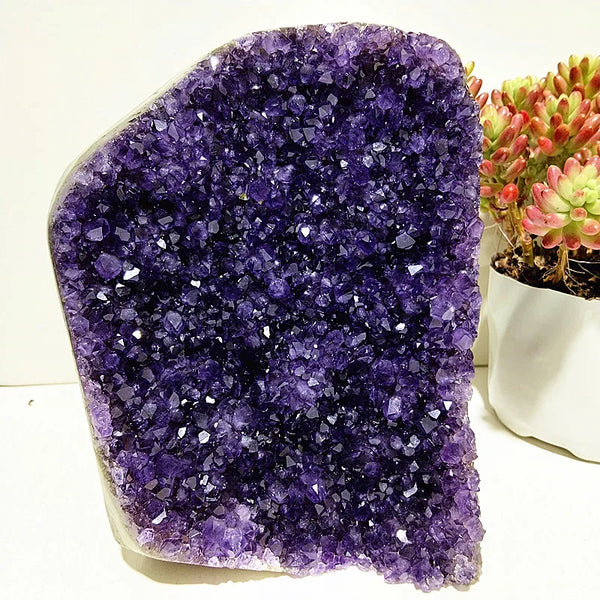 Purple Amethyst Geode Quartz-ToShay.org