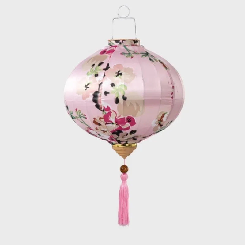 Flower Print Cloth Lantern-ToShay.org