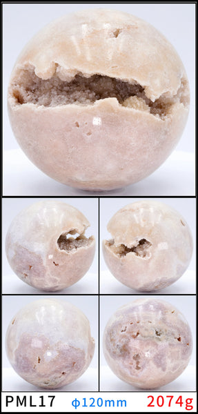 Pink Quartz Cluster Ball-ToShay.org