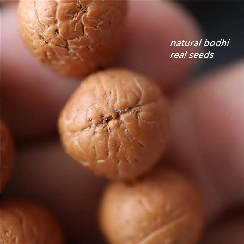 Brown Phoenix Eye Bodhi Mala-ToShay.org