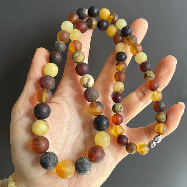 Yellow Amber Bead Bracelets-ToShay.org