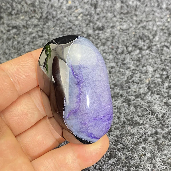 Purple Black Amethyst Agate-ToShay.org