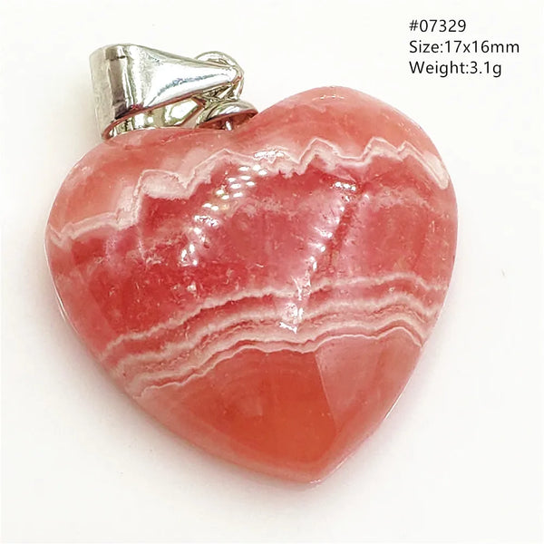 Red Rhodochrosite Pendant-ToShay.org