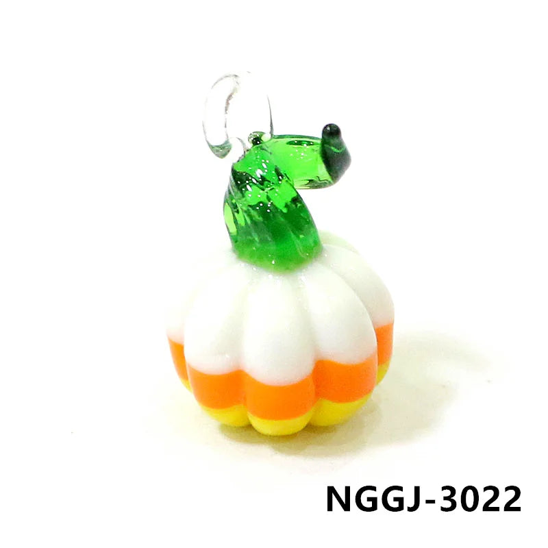 Glass Pumpkin Pendants-ToShay.org