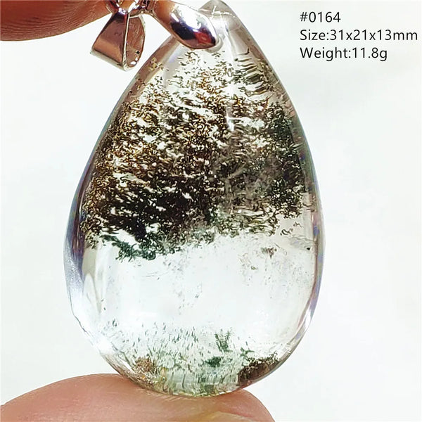 Green Phantom Quartz Pendant-ToShay.org