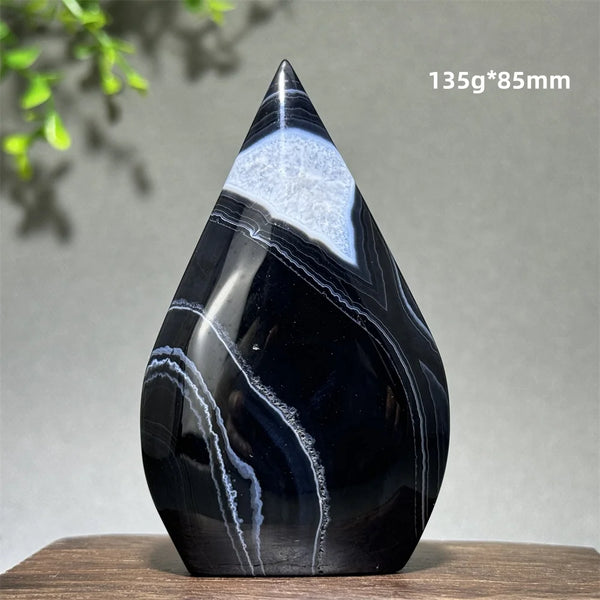 Black Agate Torch-ToShay.org