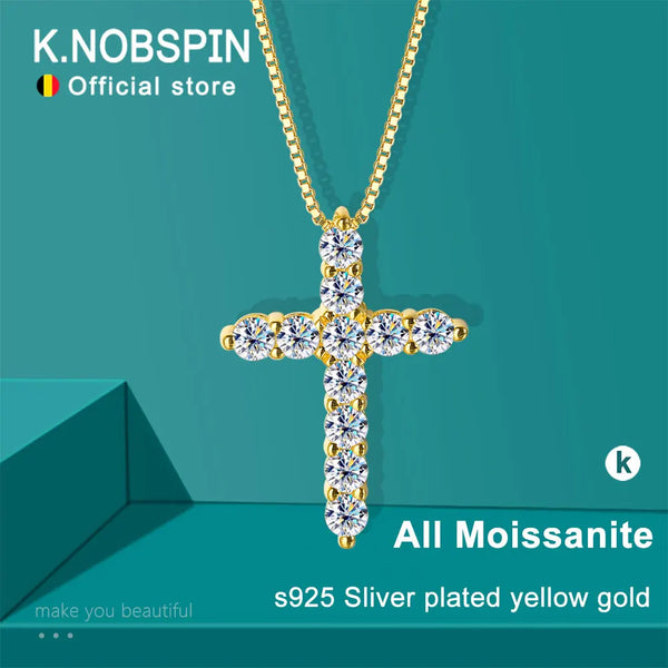 Crystal Cross Necklace-ToShay.org