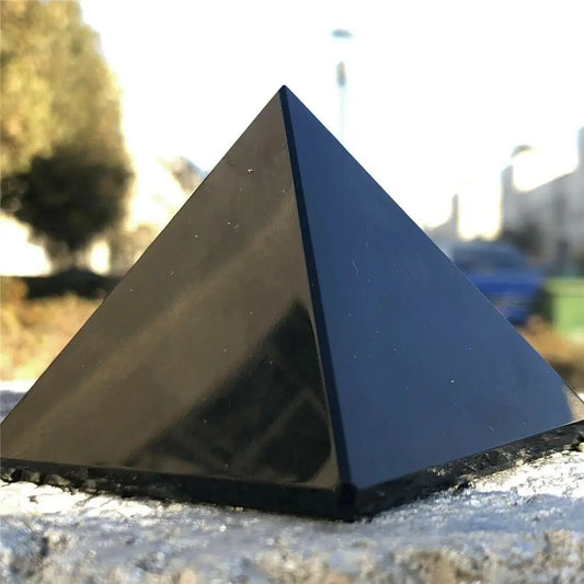 Black Tourmaline Pyramid-ToShay.org