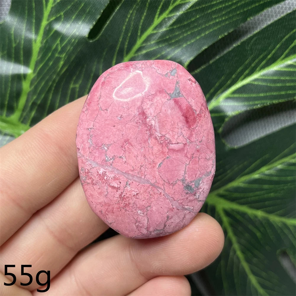 Pink Peach Jade Palm Stone-ToShay.org
