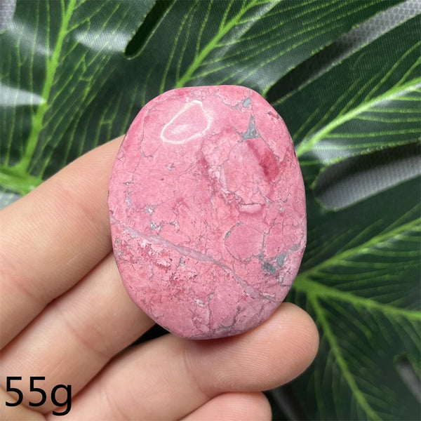 Pink Peach Jade Palm Stone-ToShay.org