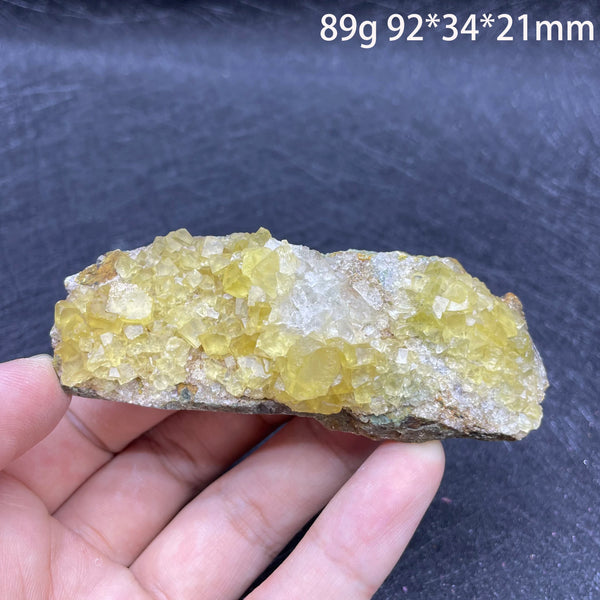 Yellow Fluorite Crystal-ToShay.org