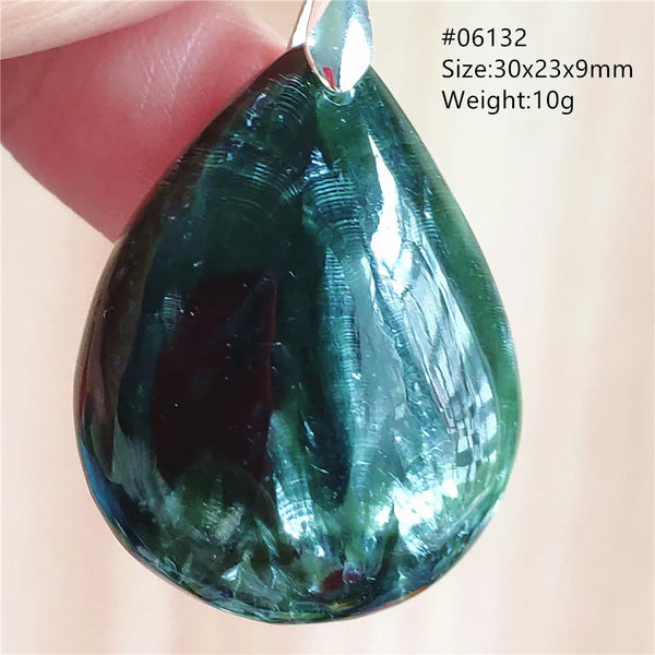 Green Seraphinite Pendant-ToShay.org
