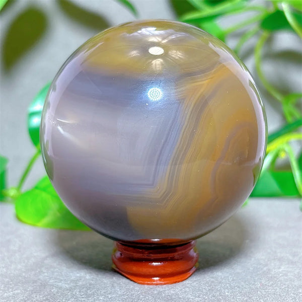 Grey Agate Cluster Ball-ToShay.org