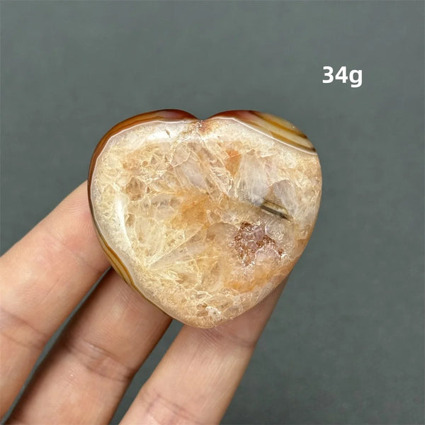 Orange Carnelian Heart-ToShay.org