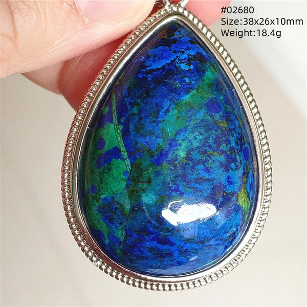 Blue Azurite Pendant-ToShay.org