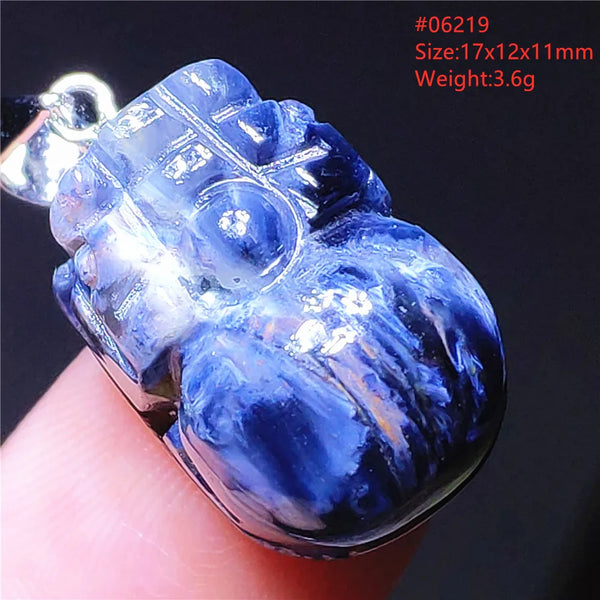 Blue Pietersite Chatoyant Pendant-ToShay.org