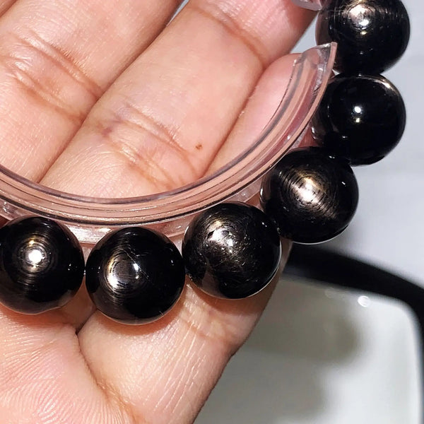 Black Hypersthene Bracelet-ToShay.org
