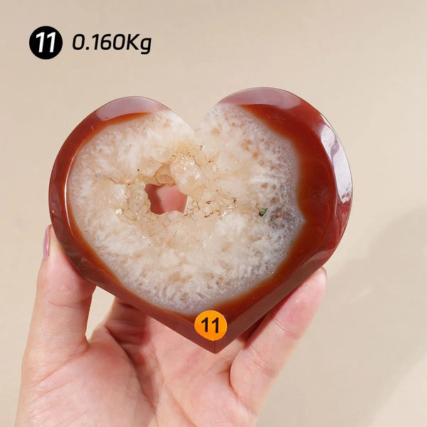 Orange Carnelian Heart-ToShay.org