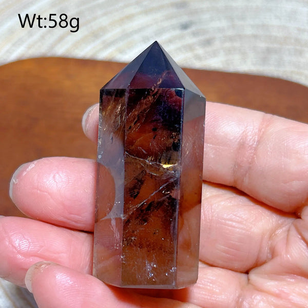 Smokey Rainbow Quartz Point-ToShay.org