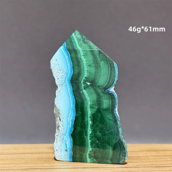 Blue Green Chrysocolla Stone-ToShay.org