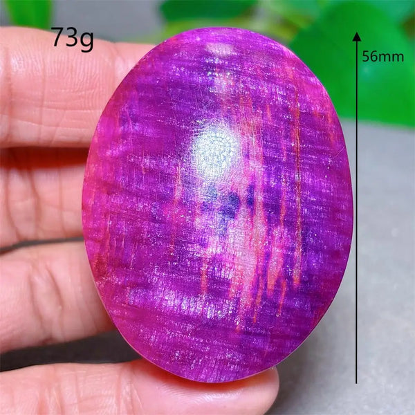 Violet Moonstone Palm Stone-ToShay.org