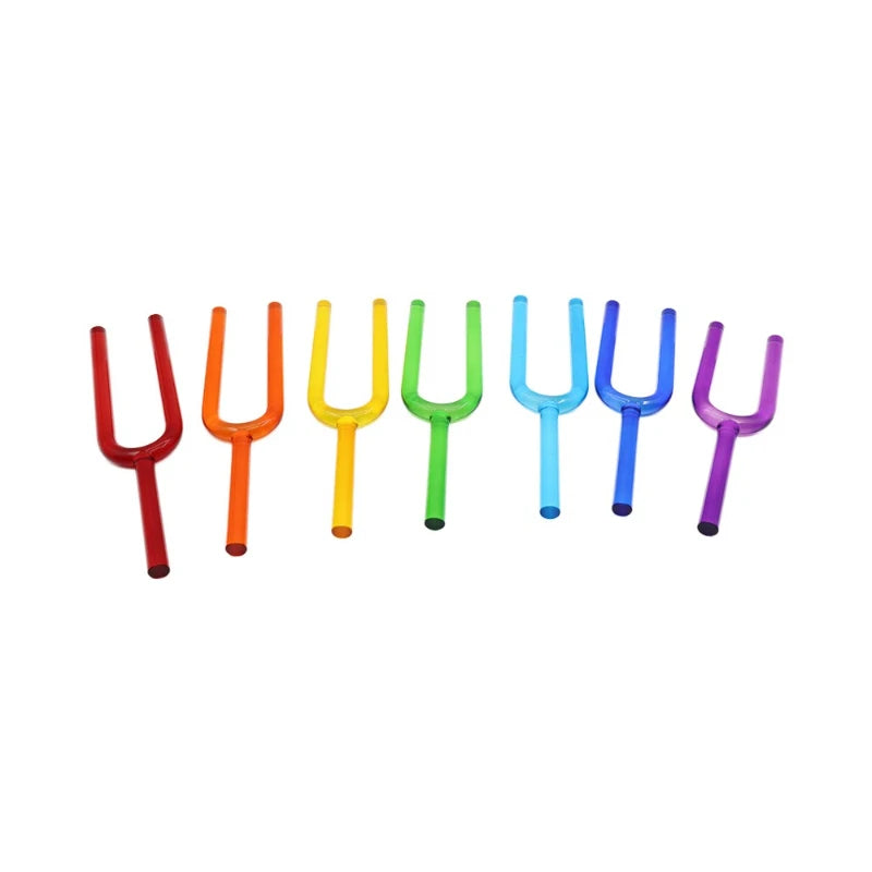 Healing Crystal Tuning Fork Set Spiritual Relaxation Yoga Tuning Forks Meditation Diapason Forks Medical Percussion Instruments-ToShay.org