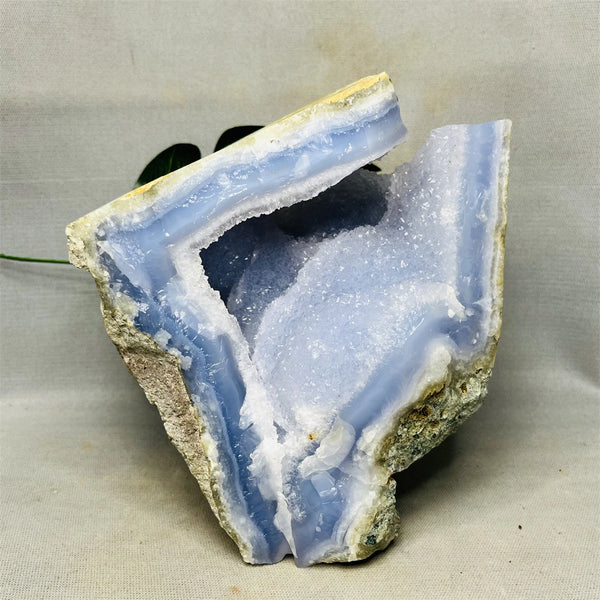 Blue Lace Agate Geode-ToShay.org