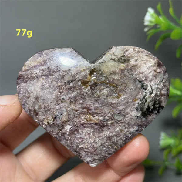 Purple Noble Crystal Heart-ToShay.org
